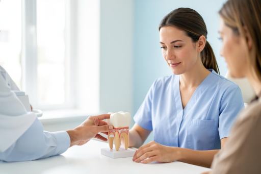 Couronnes dentaires et santé gingivale