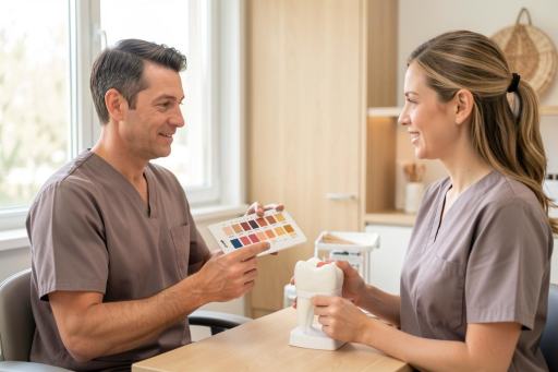 One Dark Tooth After Root Canal Treatment: How Internal Bleaching Works